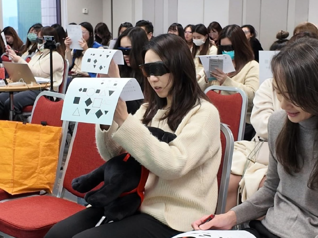 視障模擬遊戲體驗